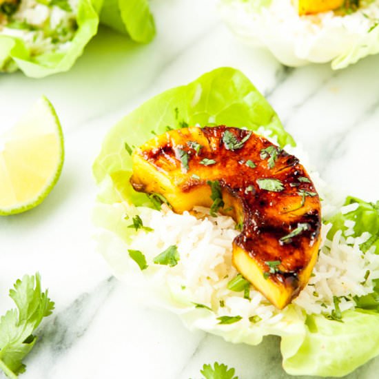 Brown Sugar Lime Grilled Pineapple