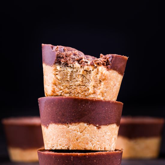 5 Ingredient Chocolate and PB Slice
