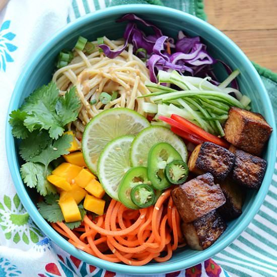 Sesame Cashew Noodle Salad