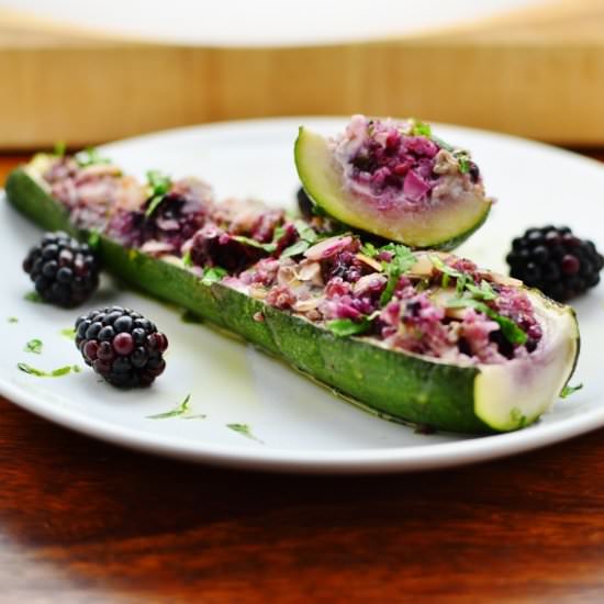 Blackberry Quinoa Summer Courgettes