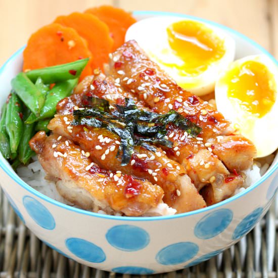 Spicy Chicken Teriyaki Rice