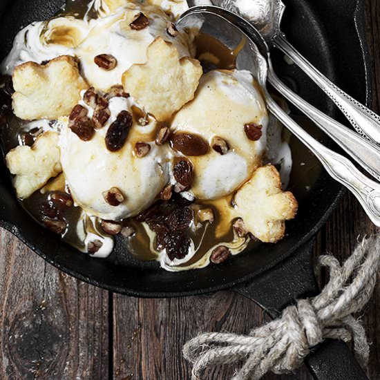 Butter Tart Ice Cream Sundae
