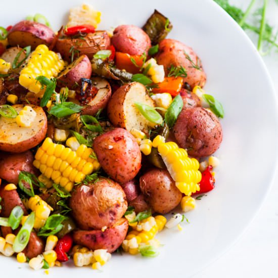 Southwest Roasted Potato Salad