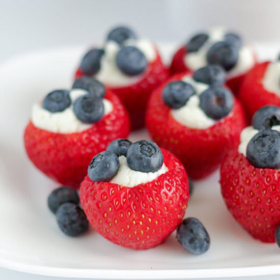 Ricotta Stuffed Strawberries