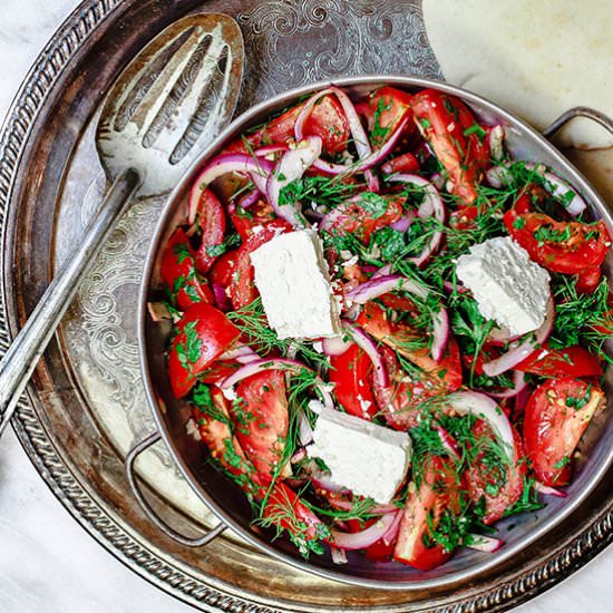 Mediterranean Tomato Salad