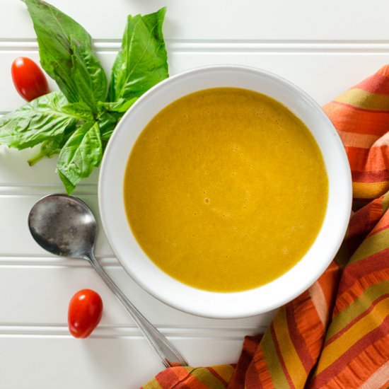 Simple Tomato Basil Gazpacho