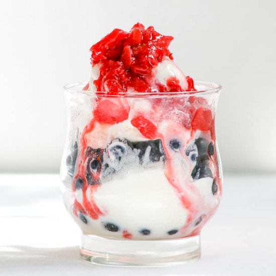 Red White and Blue Parfaits