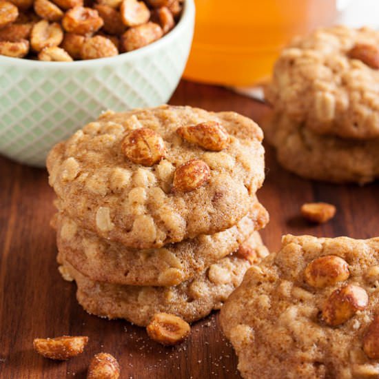 Honey-Nut Oatmeal Cookies