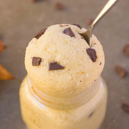 Edible Cookie Dough For One