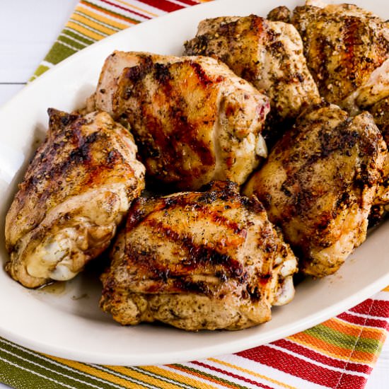 Grilled Chicken with Lemon Za’atar