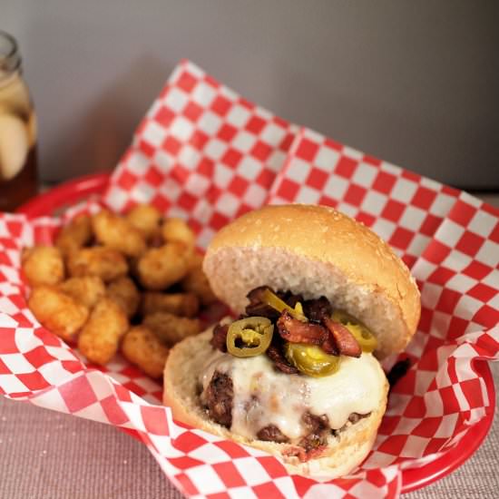 Bacon Jalapeño Burgers