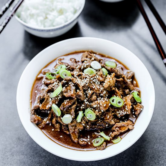 Korean Style Spicy Beef