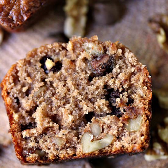 Peanut Butter Choco-Banana Bread