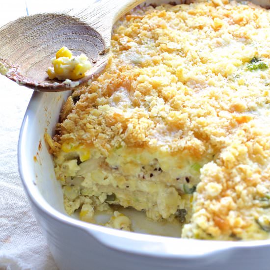 Layered Zucchini Corn Casserole