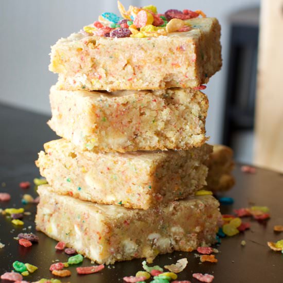 Fruity Pebbles Blondies