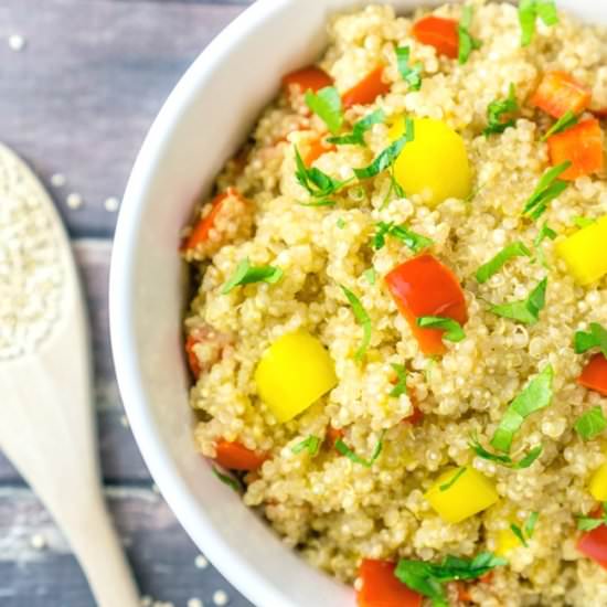 Quinoa & Pepper Pilaf