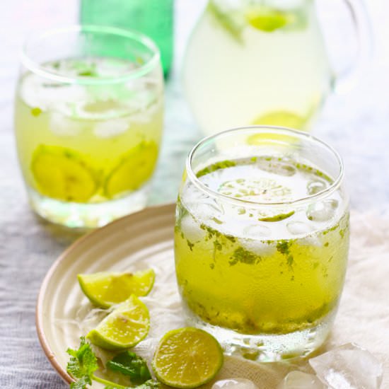 Nimbu Pudina Sherbet