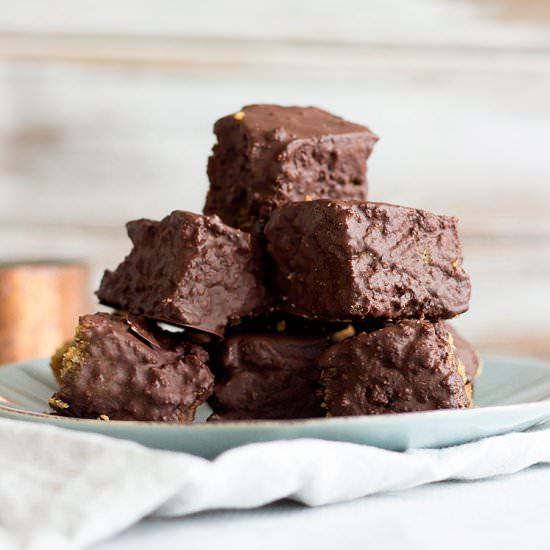 Chocolate Dunked Cookie Square