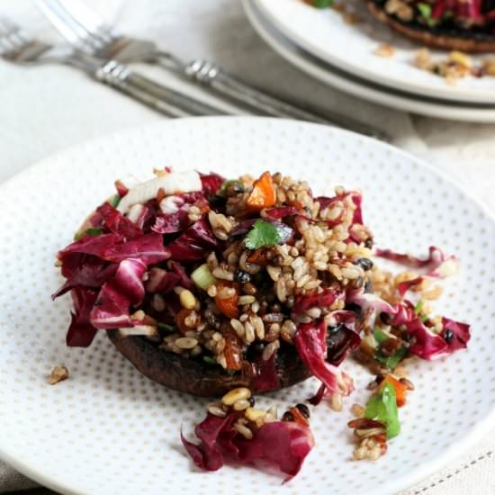 Roasted Portobello & Rice Salad