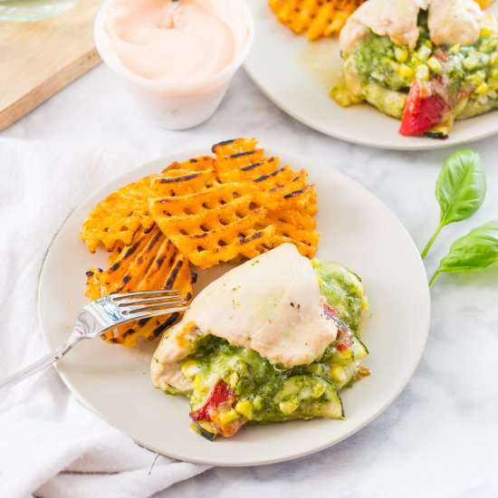 Summer Stuffed Chicken Breasts