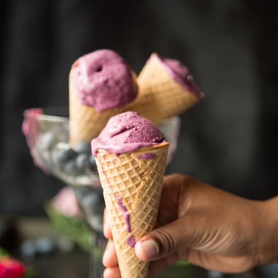 Blueberry Ice Cream