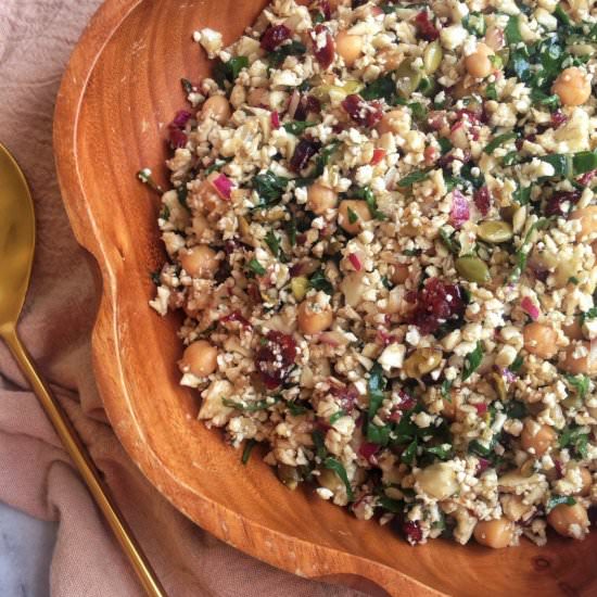 Cauliflower Cranberry Salad