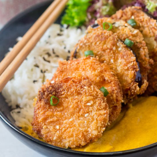 Vegan katsu curry