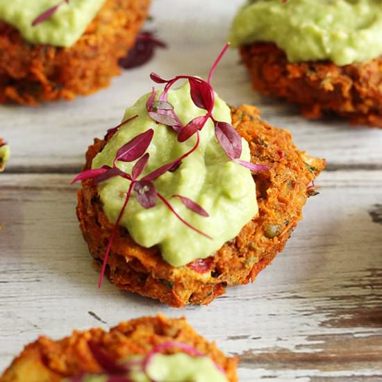 Roasted Sweet Potato Veggie Patties