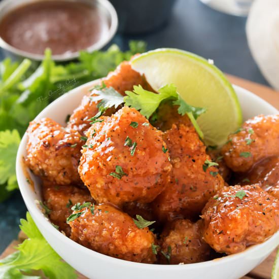 Baked Caribbean Jerk Chicken Bites