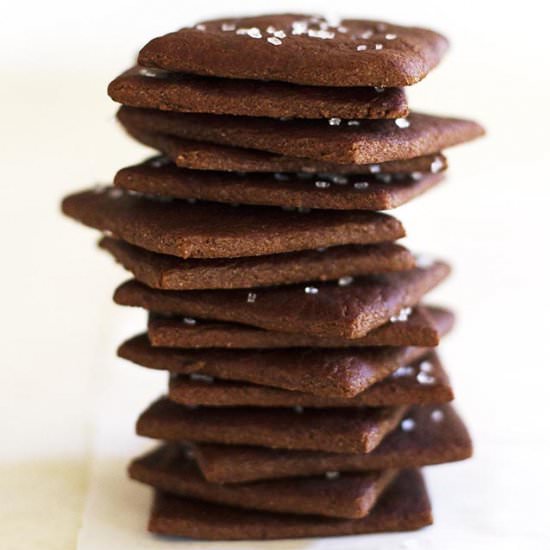 Homemade Chocolate Graham Crackers