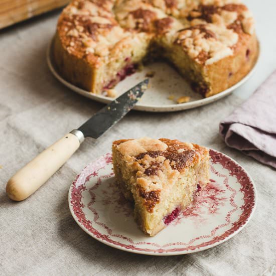 Raspberry Crumb Cake