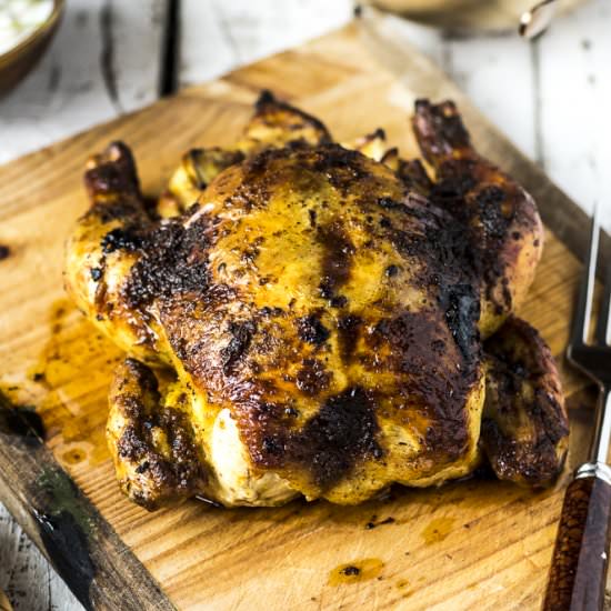 Whole Roast Masala Chicken
