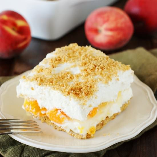 No-Bake Peach Yum Yum