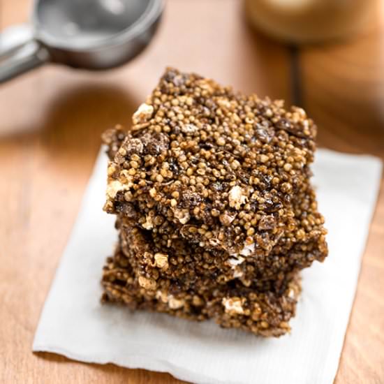 Popped Root Beer Crispy Bars