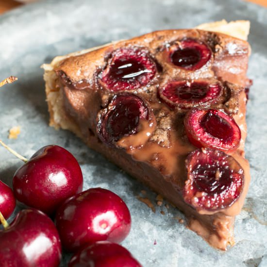 Nutella Cherry Tart