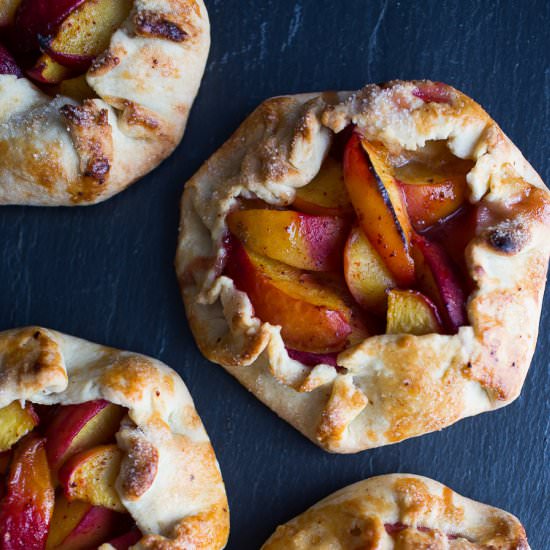 Sweet Harissa Peach Crostata