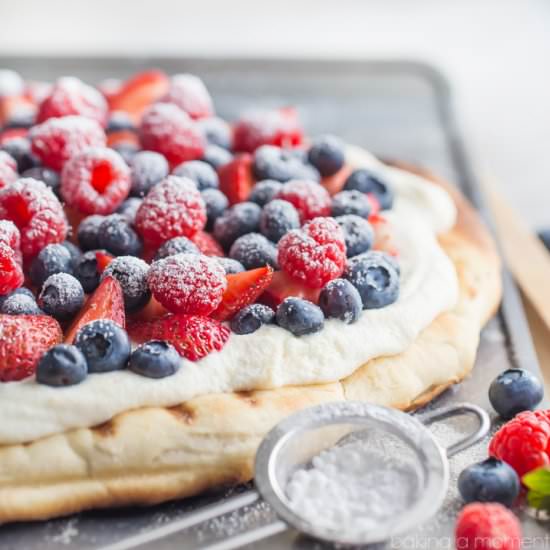 Grilled Berry Pizza