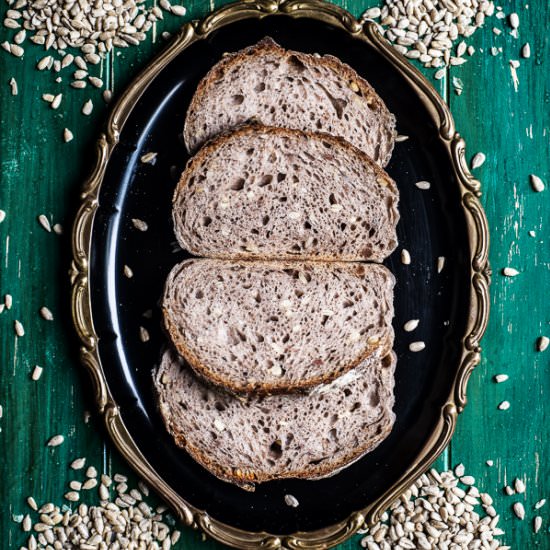 Sunflower Resurrected Bread