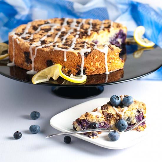 Gluten-Free Blueberry Lemon Cake