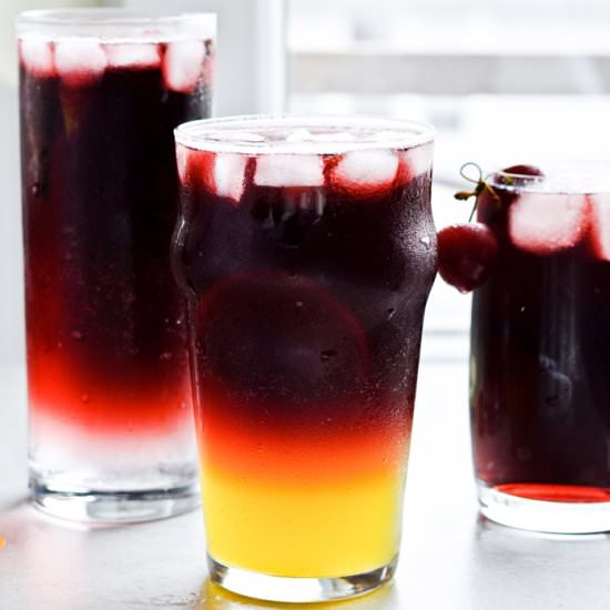 Red Wine Spritzer 3 Ways