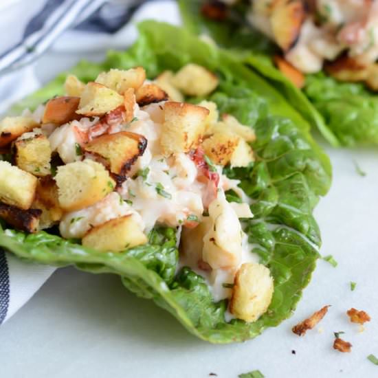 Lobster Roll Lettuce Wraps