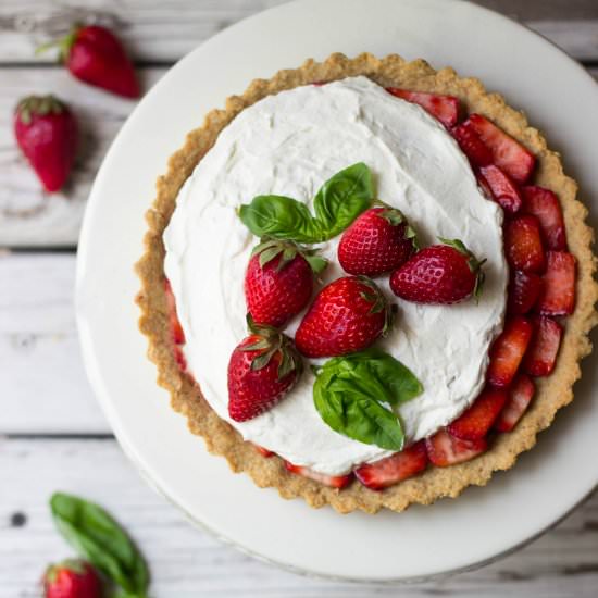 Strawberry Basil Tart