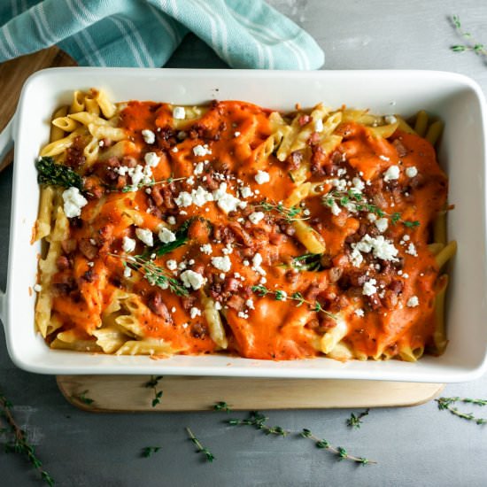 Butternut Squash Pasta Bake