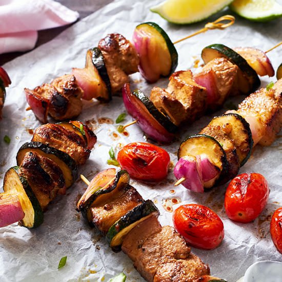 Grilled Pork Kebabs