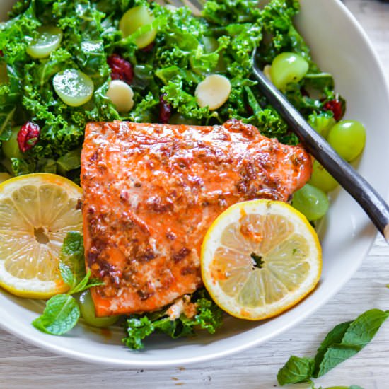 Chipotle Maple Glazed Salmon