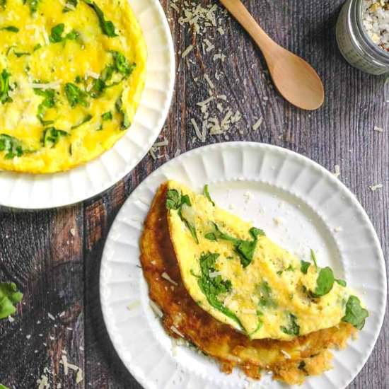 Asiago Arugula Eggs