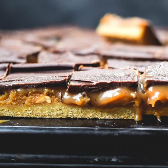 Brown Butter Caramel Snickers Cooki