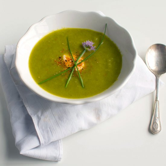 Summer cucumber soup