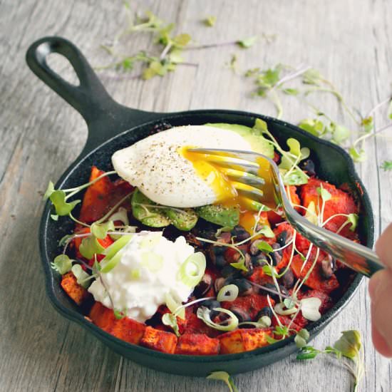 Sweet Potato Brunch Skillet