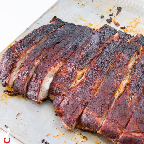 Slow Smoked Pork Spare Ribs